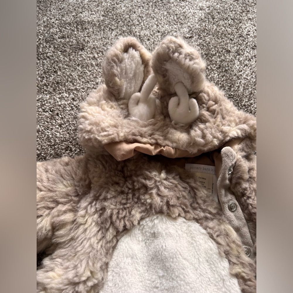 Pottery barn deer costume baby 0-3 months - Picture 5 of 6